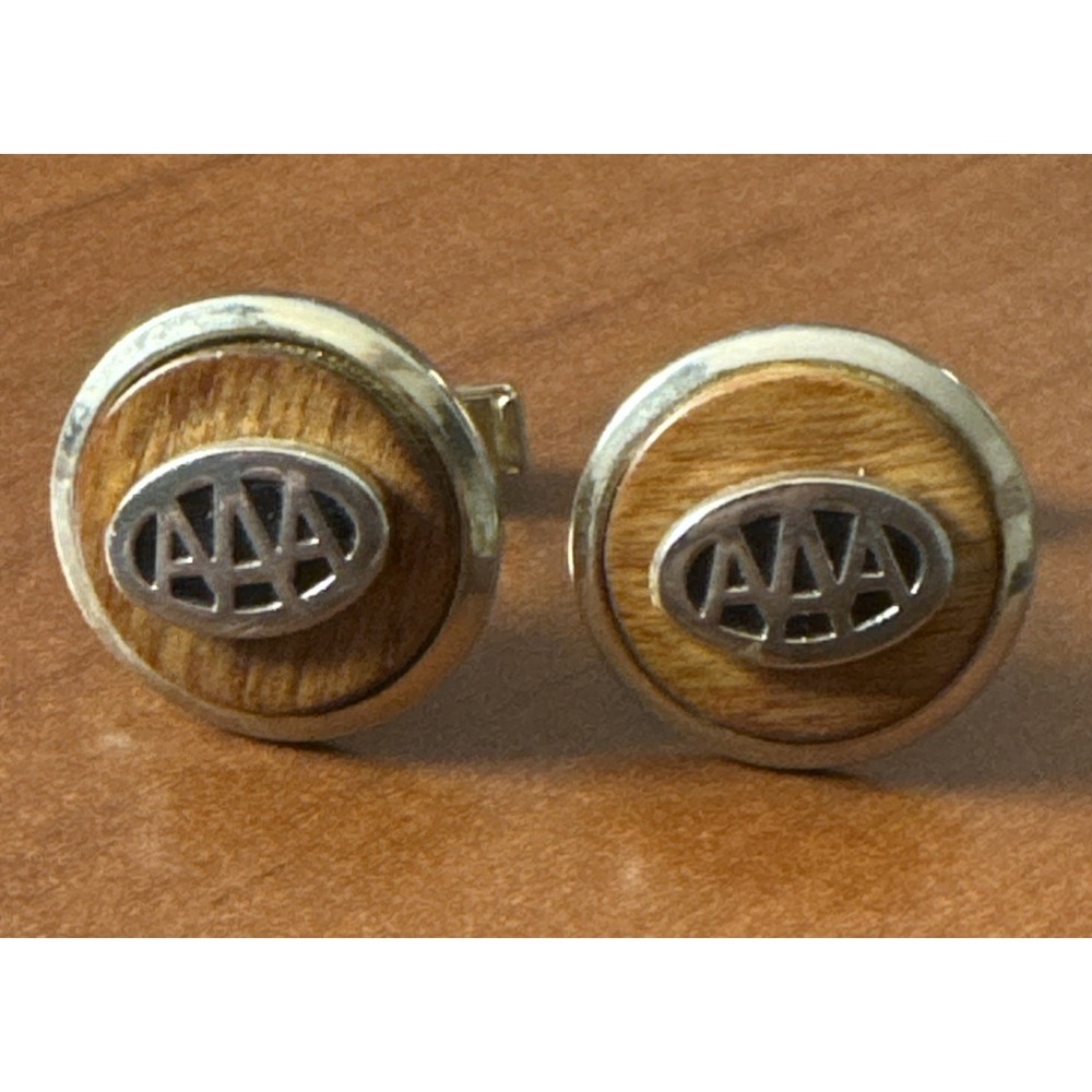Vintage Gold Toned AAA Triple A Cufflinks
